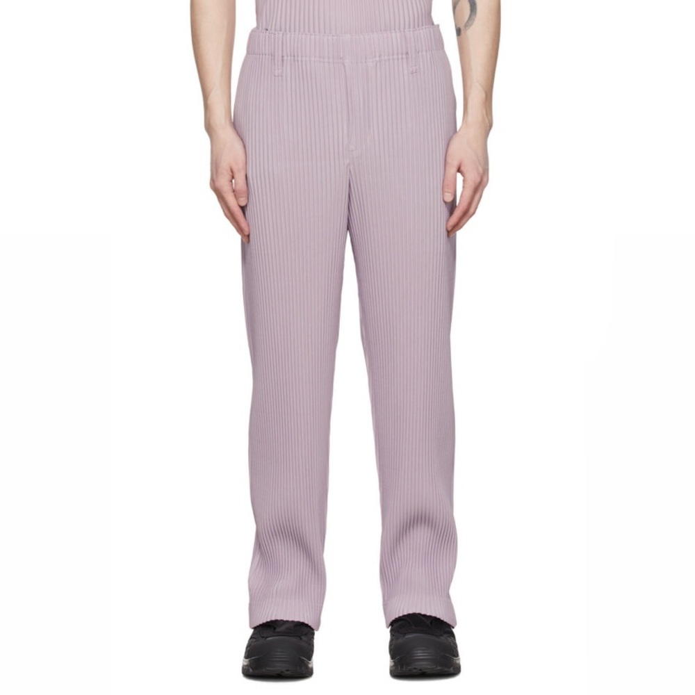 Homme Plisse Issey Miyake Purple Pants